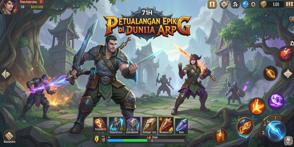 Gameplay seru di dunia ARPG yang dinamis.