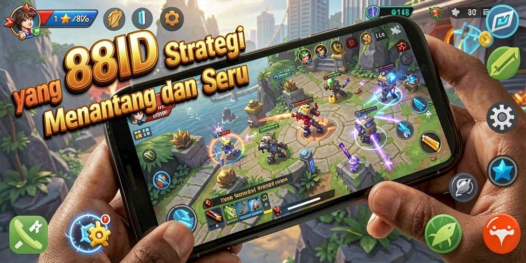 Tampilan gameplay 88ID yang menampilkan suasana permainan strategi.