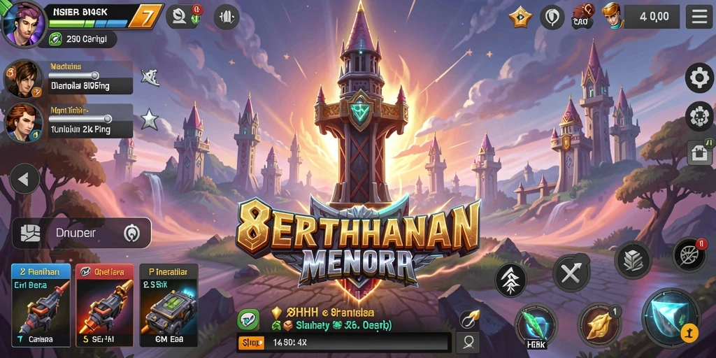Tampilan gameplay menegangkan dengan strategi Tower Defense yang menarik.