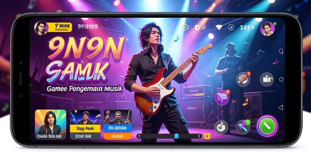 Tampilan gameplay 9N9N yang seru dan interaktif.