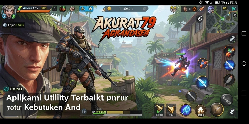 Tampilan antarmuka aplikasi AKURAT79 yang sederhana dan fungsional.