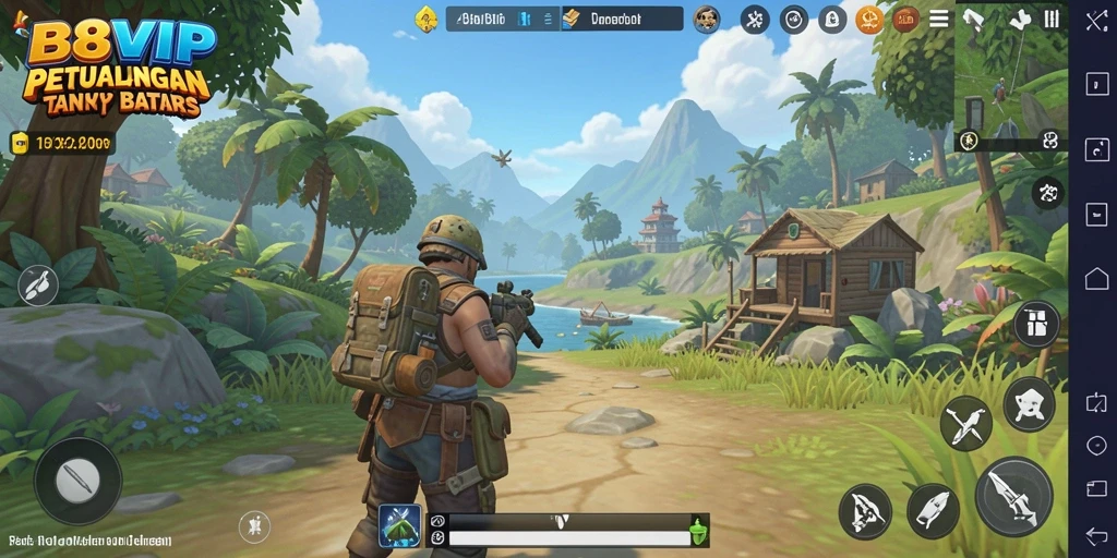 Gameplay seru yang menunjukkan petualangan di dunia Open World.