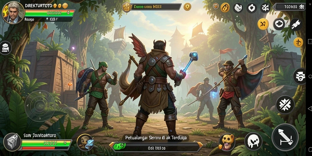 Tangkapan layar menampilkan gameplay seru dalam DIREKTURTOTO