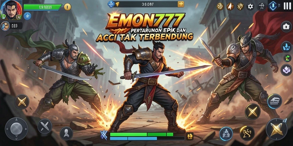 Tampilan menarik dari aksi pertarungan di EMON777.
