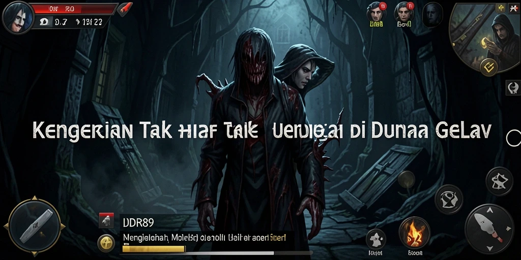 Tampilan menakutkan dari gameplay yang mencekam di IDR89.