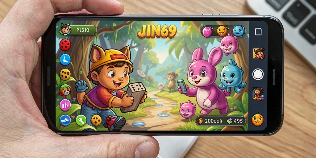 Screenshot gameplay JIN69 yang menampilkan teka-teki seru dan tantangan.