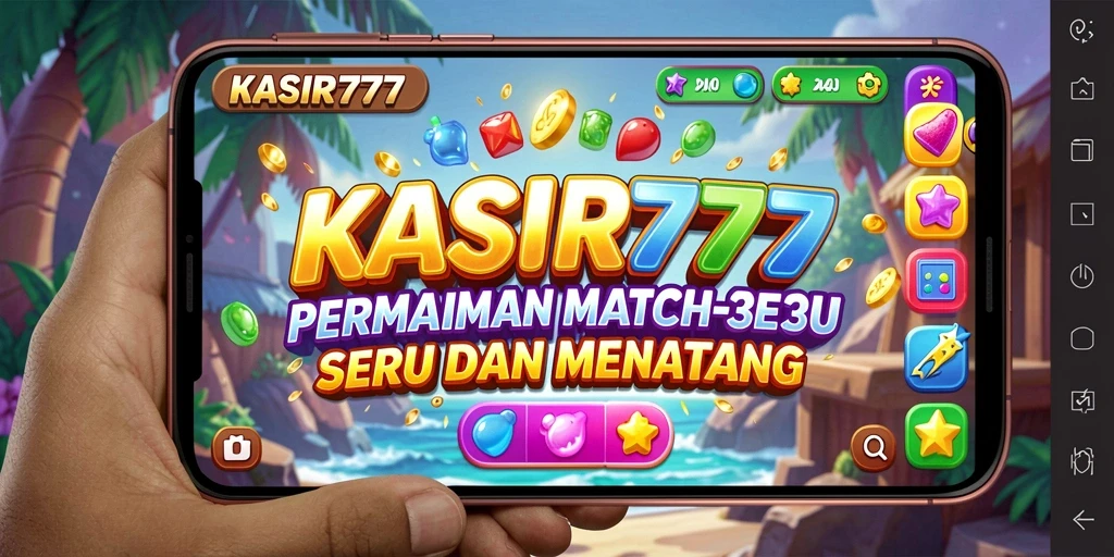 Gameplay KASIR777 dengan kombinasi warna-warni yang menarik.