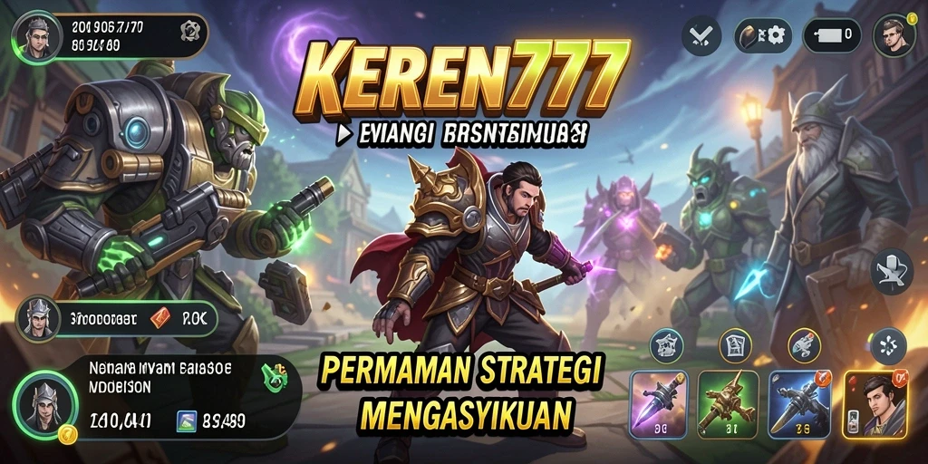 Tampilan gameplay KEREN777 yang mendebarkan dan penuh strategi.