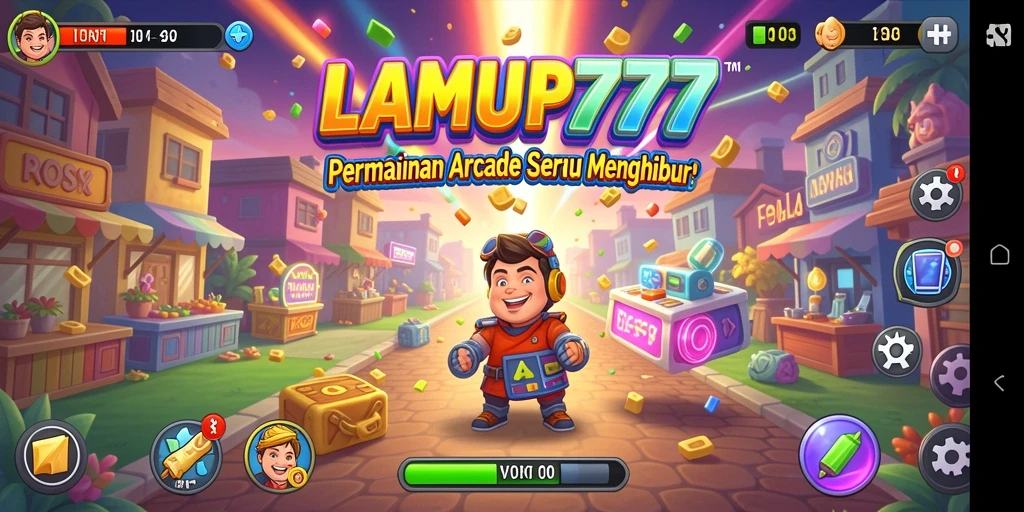 Screenshot gameplay LAMPU777 menampilkan aksi seru permainan Arcade.