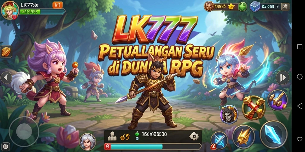 Tangkapan layar gameplay LK777 yang menampilkan aksi pertarungan seru.