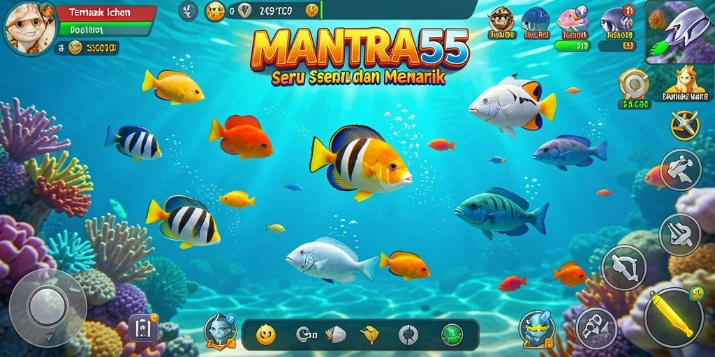 Tangkapan di <strong>MANTRA55</strong> dengan gameplay menarik dan seru.