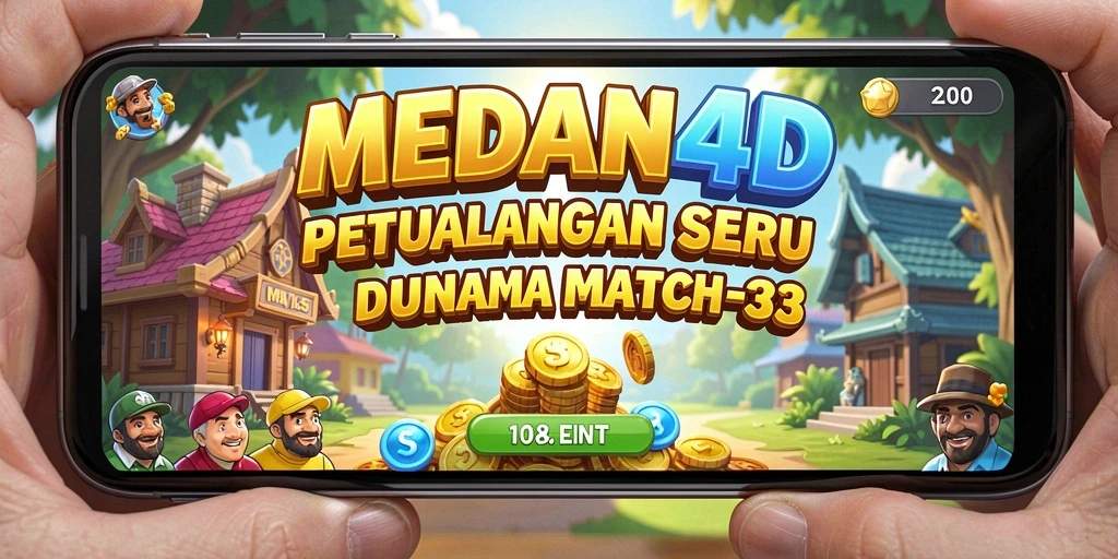 Screenshot gameplay MEDAN4D yang menunjukkan momen seru mencocokkan elemen.