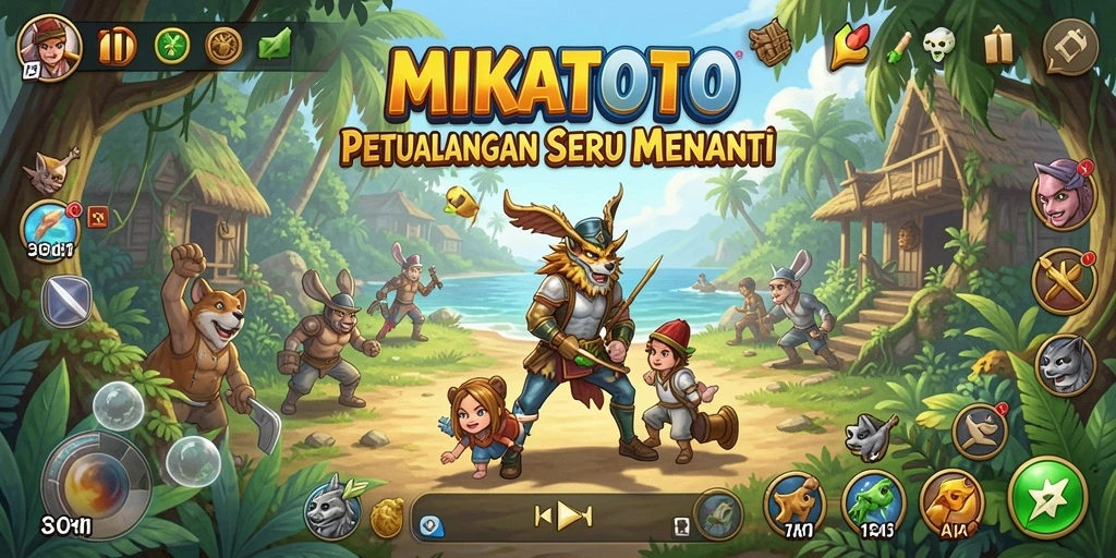 Screenshot MIKATOTO menampilkan aksi seru dalam gameplay petualangan.