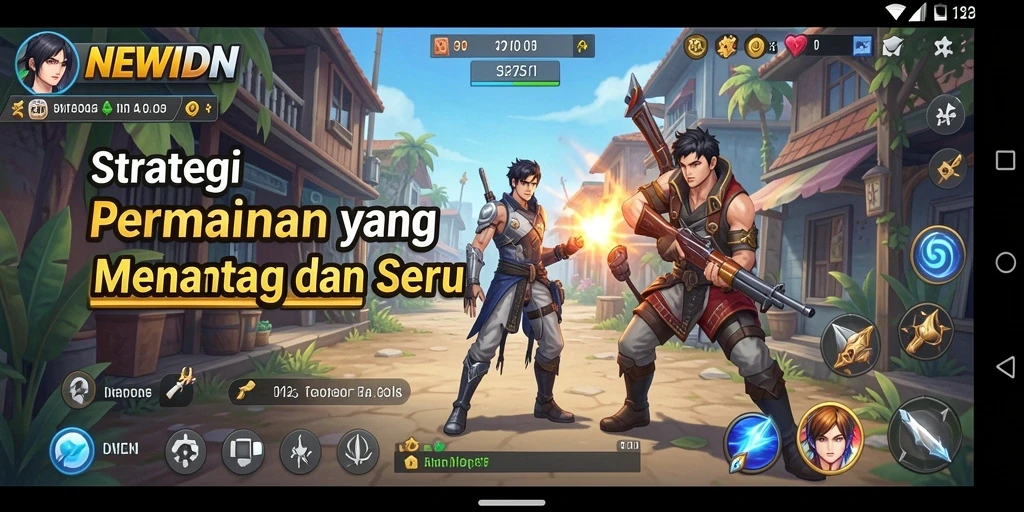 Tampilan mendebarkan dari gameplay <strong>NEWIDN</strong> yang menunjukkan strategi cerdas.