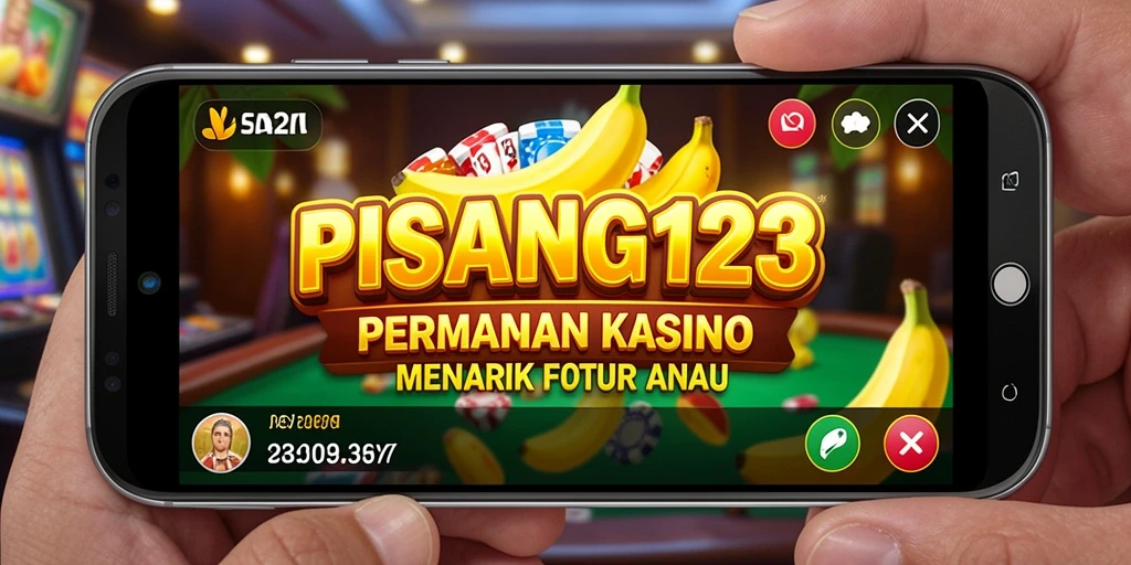 Tampilan menarik dari gameplay Kasino di PISANG123.