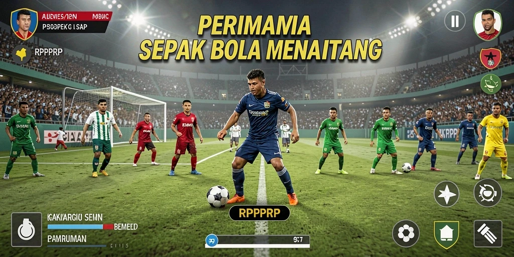 Tampilan gameplay RPRPRP yang memukau saat pertandingan berlangsung.