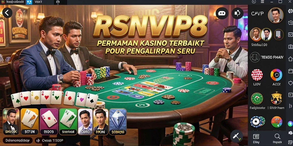 Tangkapan layar RSNVIP8 menunjukkan gameplay Kasino yang mendebarkan dan menyenangkan.