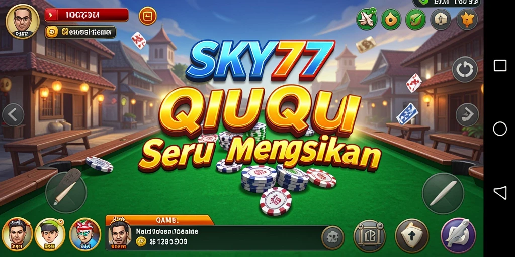 Screenshot gameplay QiuQiu yang menampilkan momen seru.