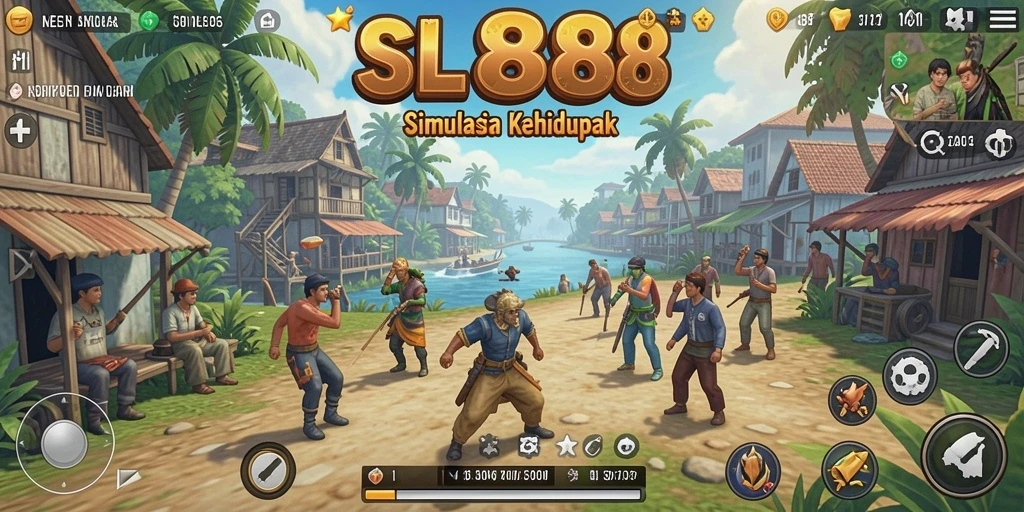Tampilan gameplay SL888 yang menarik dan interaktif.