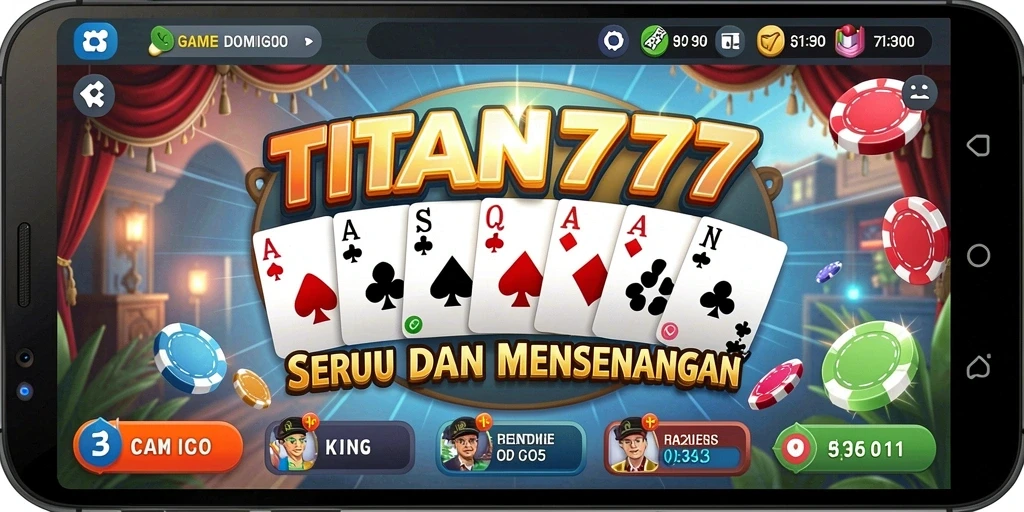 Menggambarkan pengalaman bermain Domino yang seru dan menyenangkan.