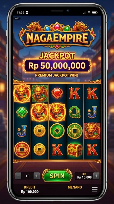 Pengguna sedang menjelajahi kategori aplikasi di nagaempire.